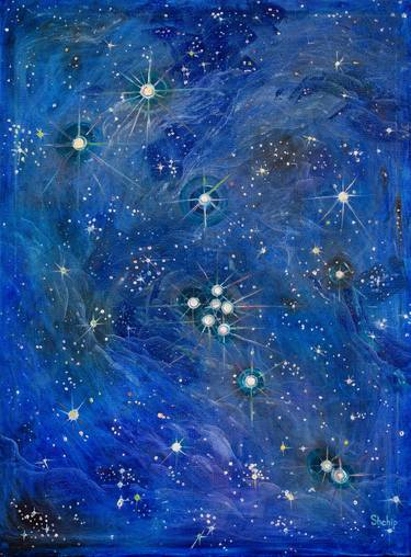 Print of Impressionism Outer Space Paintings by Natalia Shchipakina