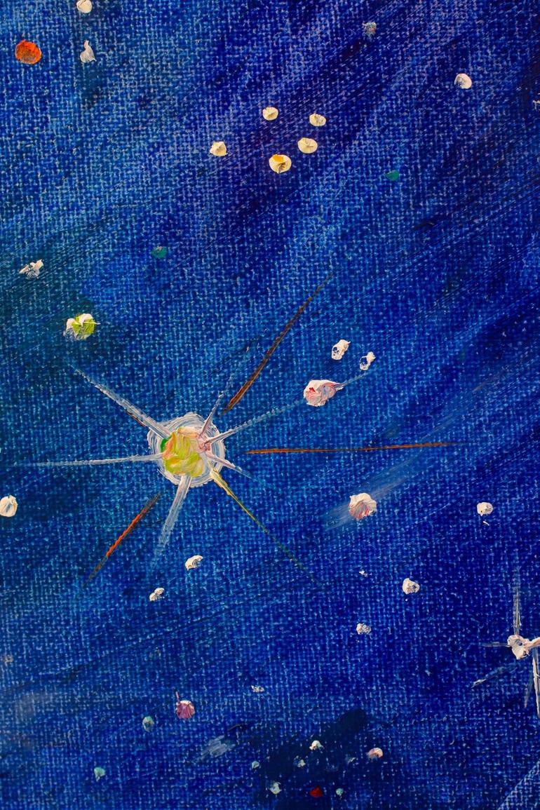 Original Outer Space Painting by Natalia Shchipakina