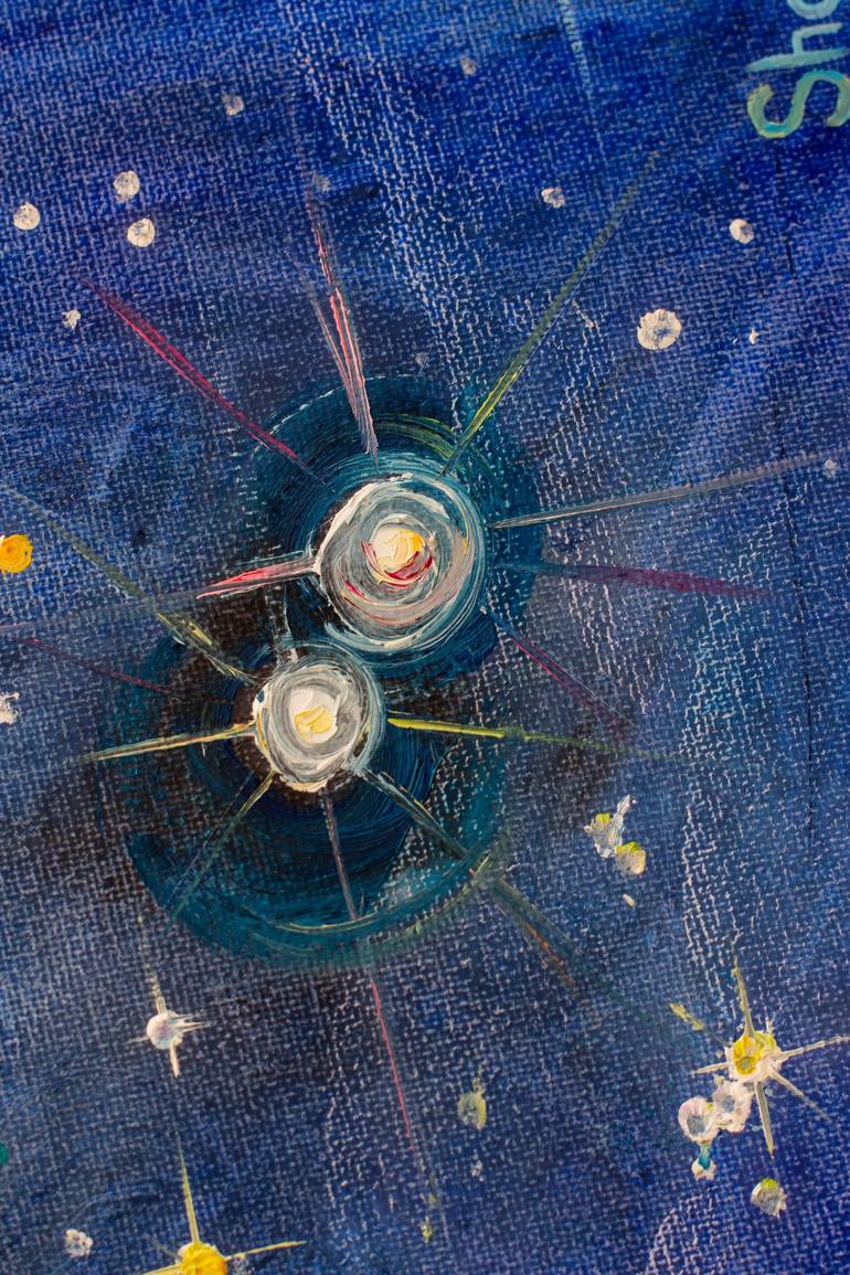 Original Outer Space Painting by Natalia Shchipakina