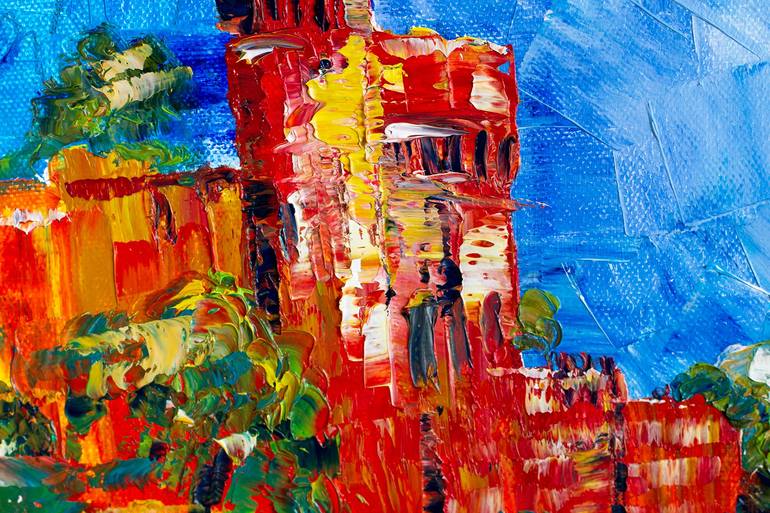 Original Impressionism Travel Painting by Natalia Shchipakina