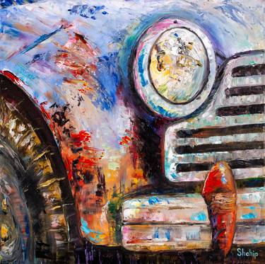 Print of Conceptual Automobile Paintings by Natalia Shchipakina