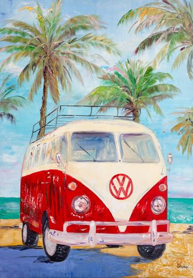 Original Automobile Paintings by Natalia Shchipakina