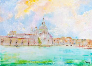 Original Impressionism Cities Paintings by Natalia Shchipakina