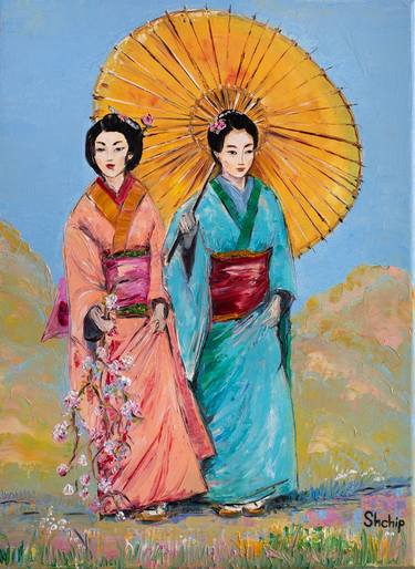 Asian Culture Paintings | Saatchi Art