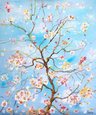 Print of Impressionism Tree Paintings by Natalia Shchipakina