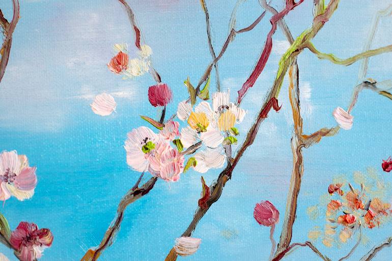 Original Impressionism Tree Painting by Natalia Shchipakina