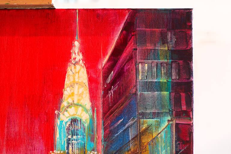 Original Impressionism Cities Painting by Natalia Shchipakina