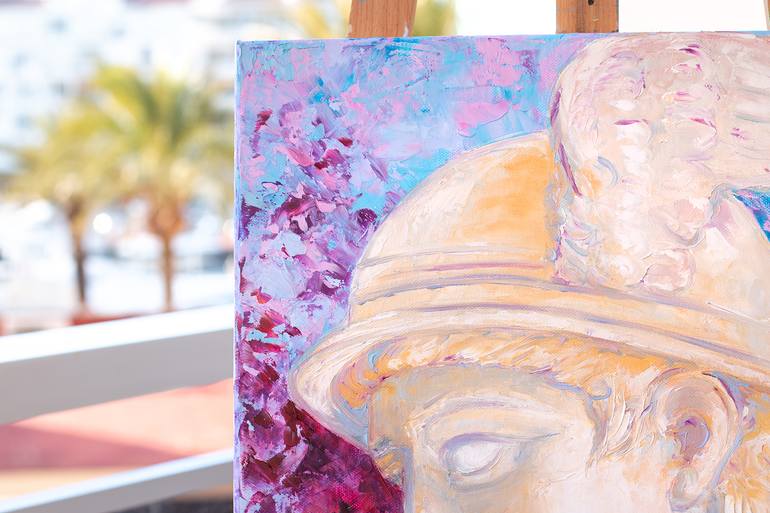 Original Conceptual Pop Culture/Celebrity Painting by Natalia Shchipakina