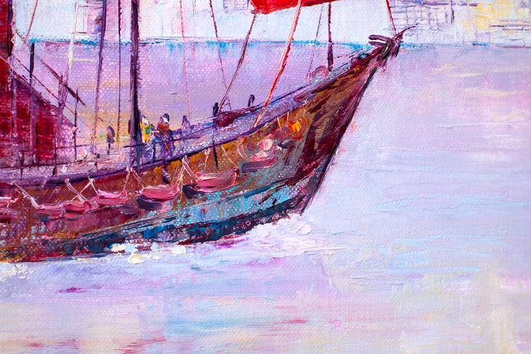 Original Impressionism Cities Painting by Natalia Shchipakina