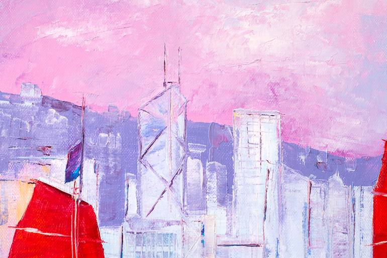Original Impressionism Cities Painting by Natalia Shchipakina