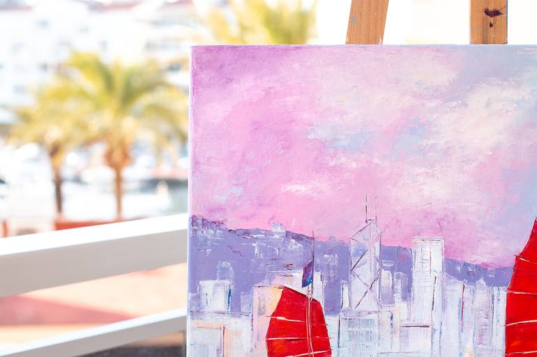 Original Impressionism Cities Painting by Natalia Shchipakina