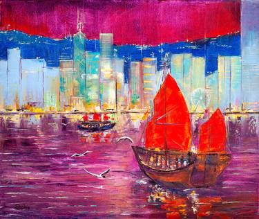 Original Impressionism Cities Paintings by Natalia Shchipakina