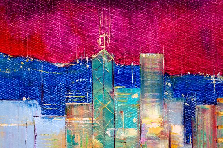 Original Cities Painting by Natalia Shchipakina