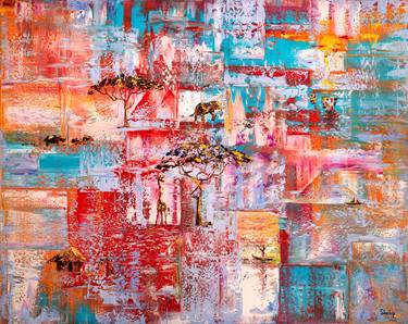 Original Abstract World Culture Paintings by Natalia Shchipakina