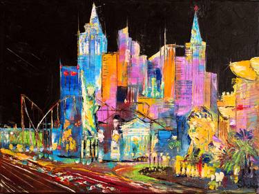 Original Impressionism Cities Paintings by Natalia Shchipakina