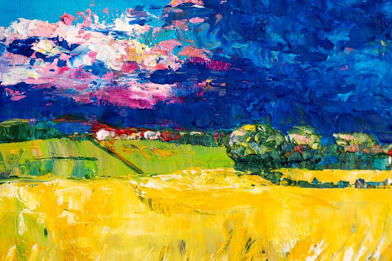 Original Impressionism Landscape Painting by Natalia Shchipakina