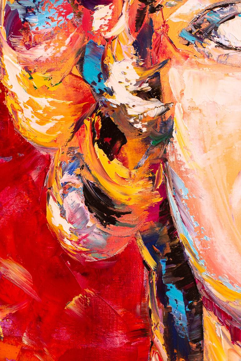Original Portraiture People Painting by Natalia Shchipakina