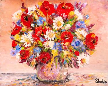 Print of Impressionism Floral Paintings by Natalia Shchipakina