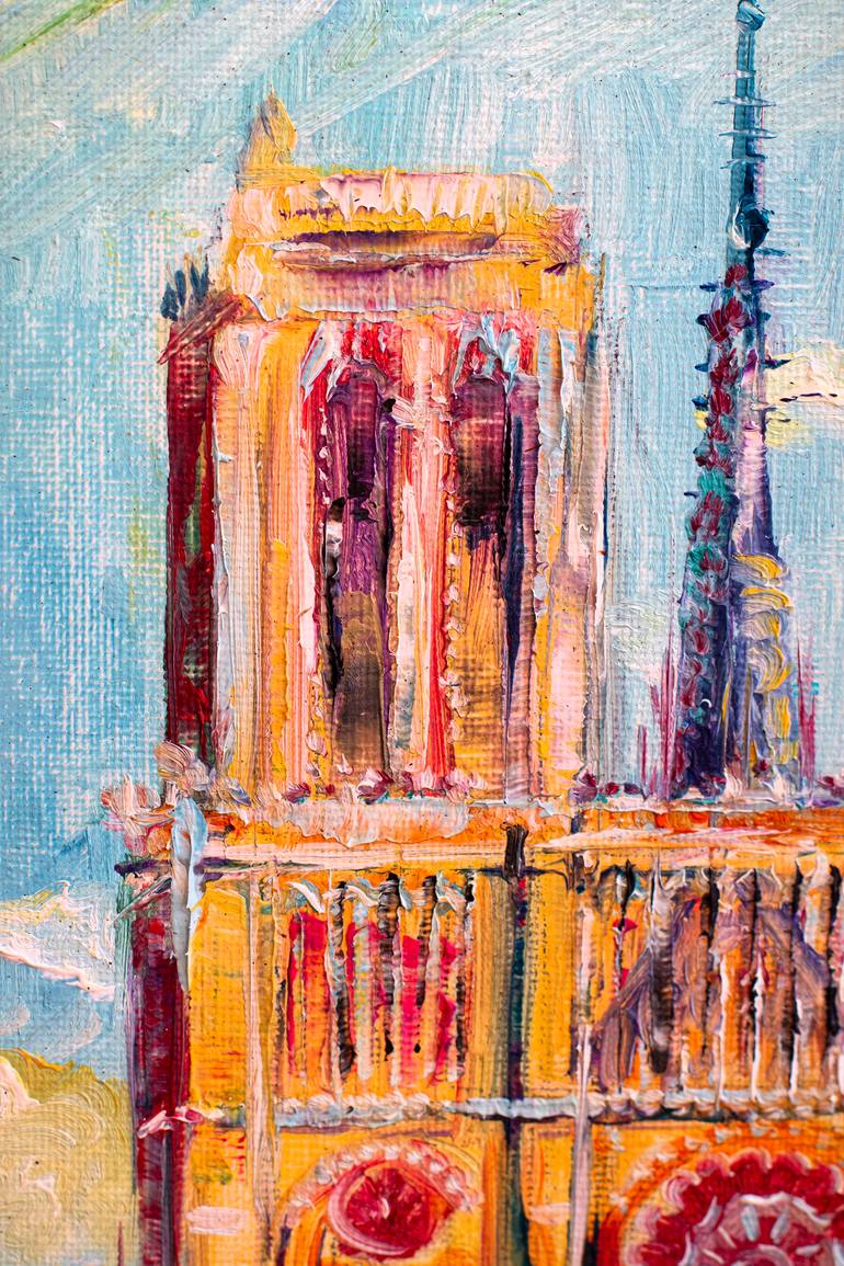 Original Impressionism Architecture Painting by Natalia Shchipakina
