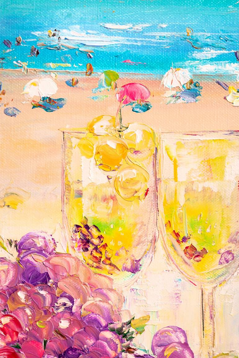 Original Impressionism Food & Drink Painting by Natalia Shchipakina