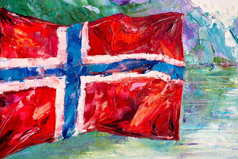 Original Impressionism Landscape Painting by Natalia Shchipakina