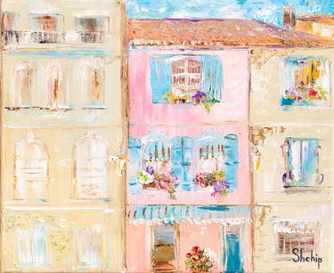 Original Impressionism Architecture Paintings by Natalia Shchipakina