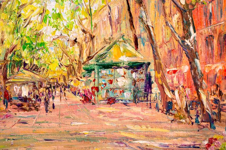 Original Impressionism Cities Painting by Natalia Shchipakina