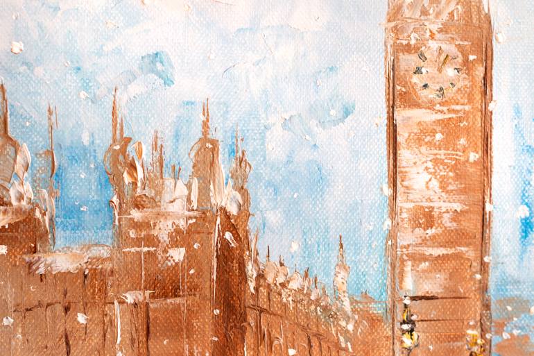Original Impressionism Cities Painting by Natalia Shchipakina
