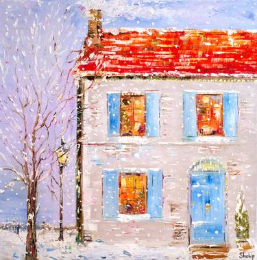 Original Impressionism Architecture Paintings by Natalia Shchipakina