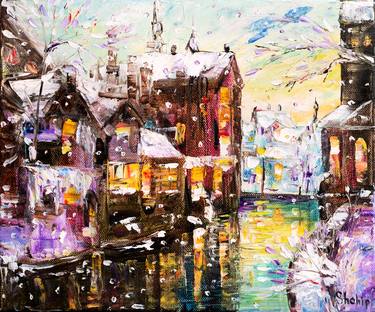 Print of Impressionism Cities Paintings by Natalia Shchipakina