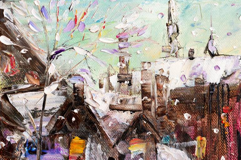 Original Impressionism Cities Painting by Natalia Shchipakina