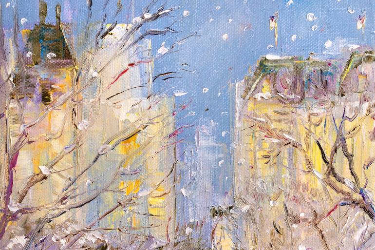 Original Impressionism Cities Painting by Natalia Shchipakina