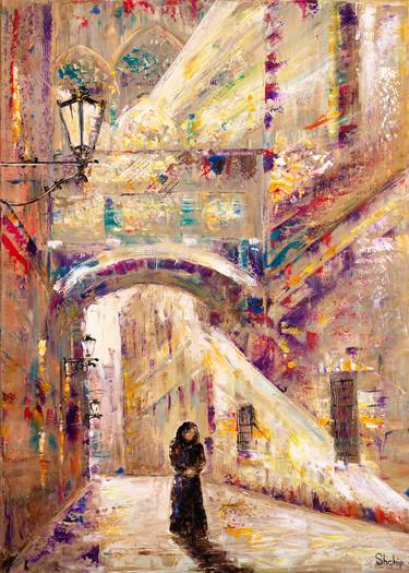 Original Impressionism Cities Paintings by Natalia Shchipakina