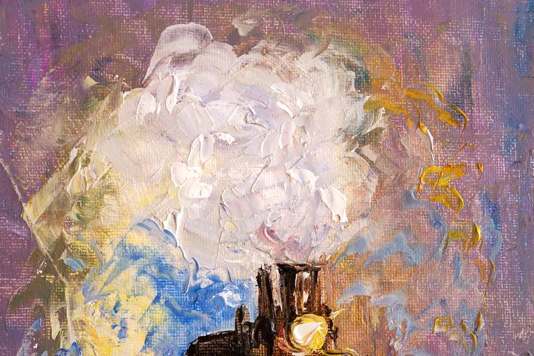 Original Impressionism Transportation Painting by Natalia Shchipakina