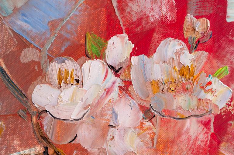 Original Impressionism Floral Painting by Natalia Shchipakina