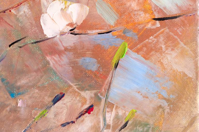 Original Impressionism Floral Painting by Natalia Shchipakina