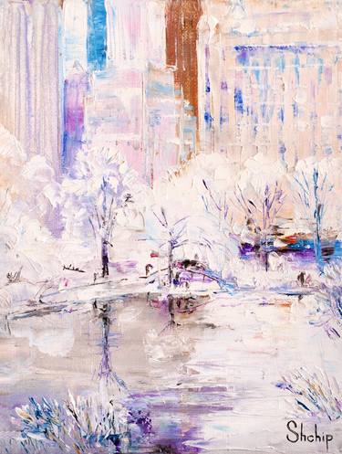 Original Impressionism Cities Paintings by Natalia Shchipakina