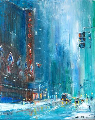 Original Impressionism Cities Paintings by Natalia Shchipakina