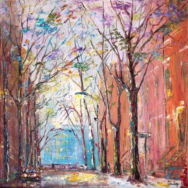 Print of Impressionism Cities Paintings by Natalia Shchipakina