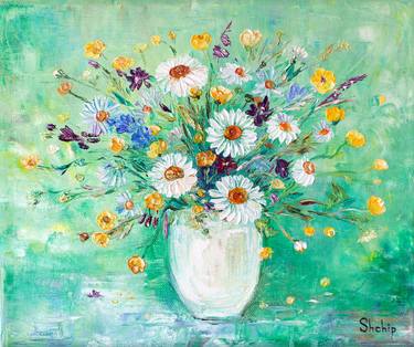 Original Impressionism Floral Paintings by Natalia Shchipakina