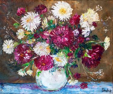 Original Impressionism Floral Paintings by Natalia Shchipakina