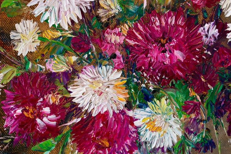Original Impressionism Floral Painting by Natalia Shchipakina