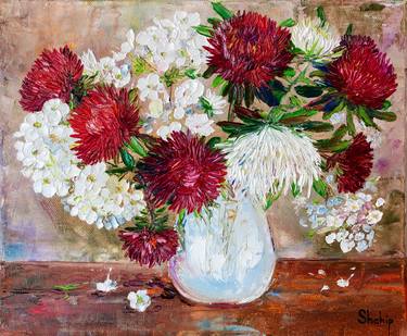 Original Impressionism Floral Paintings by Natalia Shchipakina