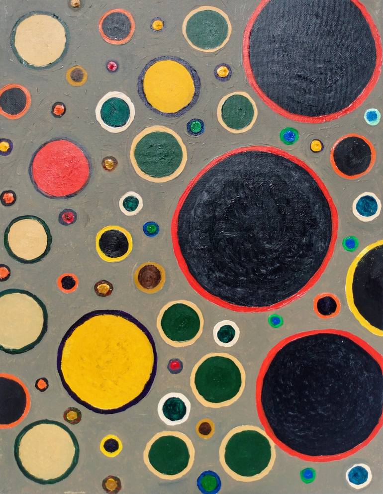 Circles Painting by Emil Gilmutdinov | Saatchi Art