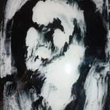 Portrait on glass by Jonas Vanvaerenbergh