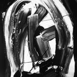 Portrait on glass (backside) B by Jonas Vanvaerenbergh