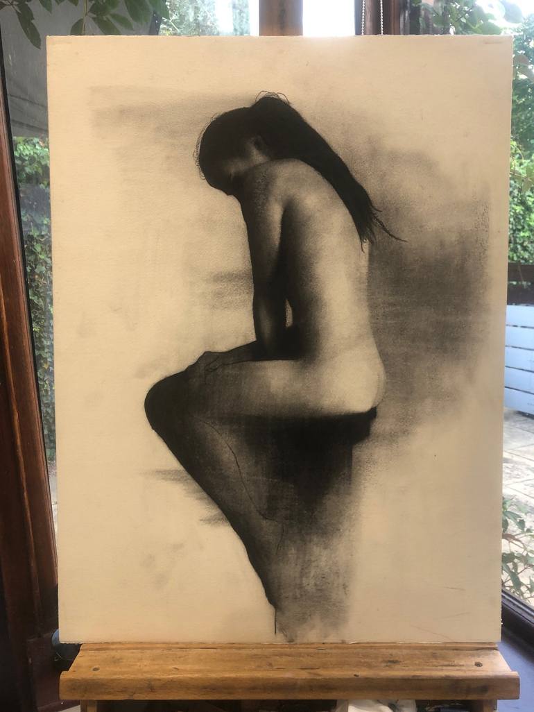 Original Nude Drawing by Patrick Palmer