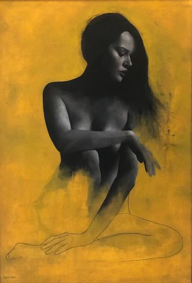 Original Contemporary Nude Painting by Patrick Palmer
