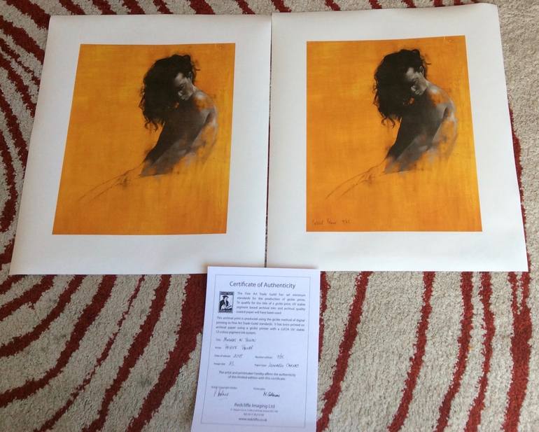 Original Figurative Nude Printmaking by Patrick Palmer