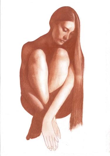 Print of Figurative Nude Drawings by Patrick Palmer
